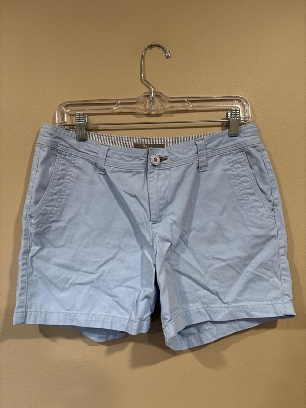 Natural Reflections Women’s Shorts Blue Chino Size 8